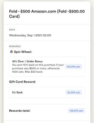 fold app amazon rewards